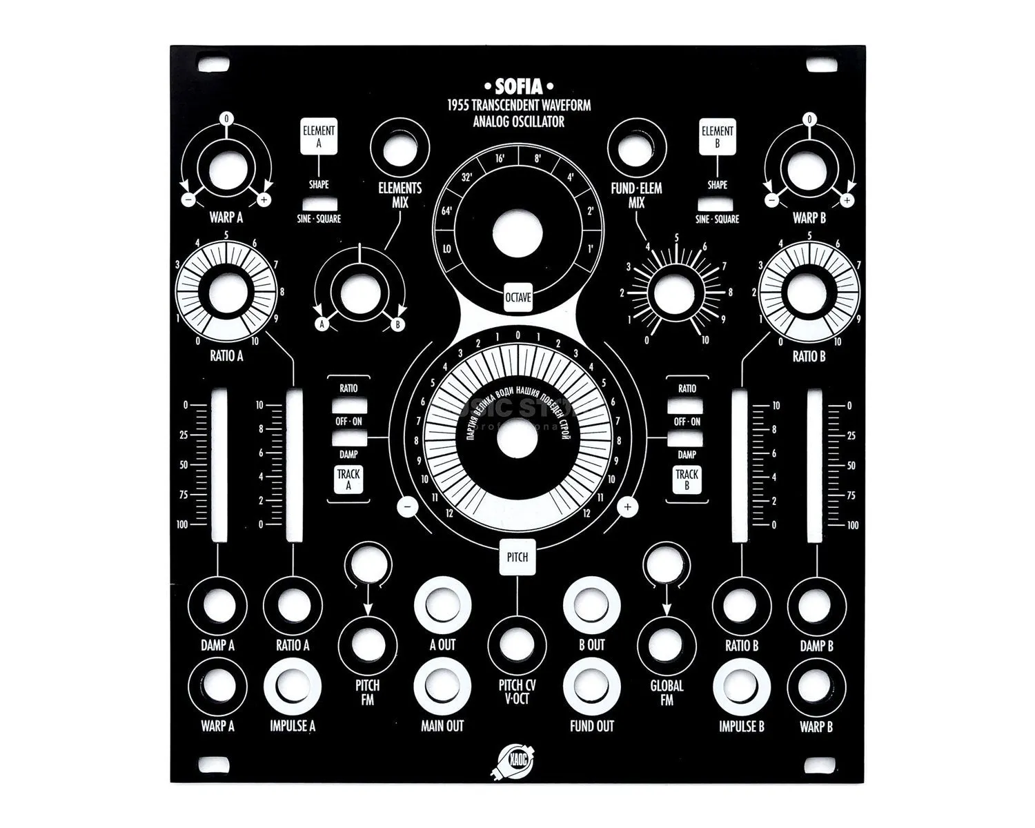 XAOC Devices SOFIA Replacement Panel - Black